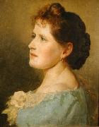 Wojciech Gerson Portret kobiety oil painting